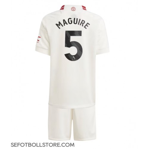 Manchester United Harry Maguire #5 Replika babykläder Tredjeställ Barn 2023-24 Kortärmad (+ korta byxor)